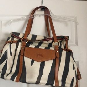 Dooney & Bourke canvas flip top satchel